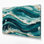 Art nautique sur toile vert sarcelle nautique