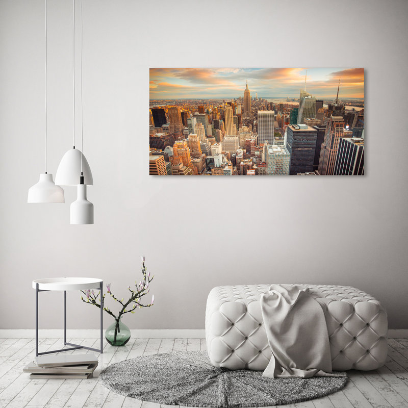New York Bird Flight 1 Piece Wrapped Canvas Wall Art