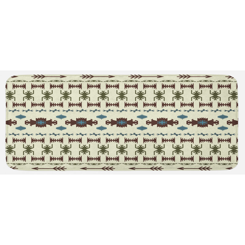 Tapis de cuisine tribal