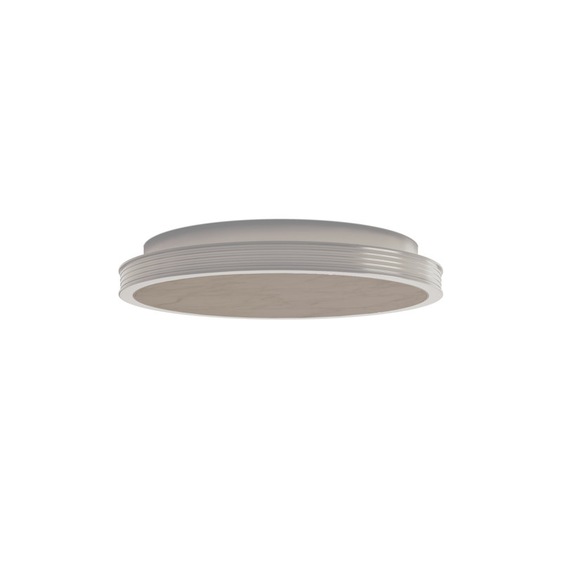 Aydan 1 - Light LED Flush Mount, 2.5" H x 15.75" W x 15.75" D, Brushed Brass, 21 W