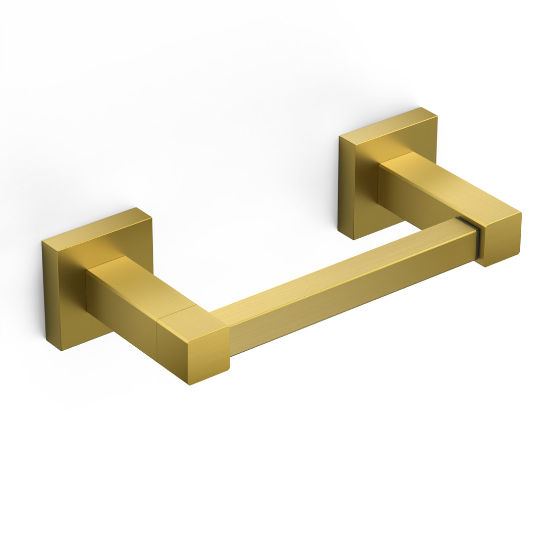 Square Two Post Wall Mounted Toilet Paper Holder FURUISI 