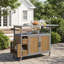 Chariot de cuisine pour l'extérieur 54,33 "Farmhouse