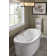 Inizio™ 65.5" x 35.625" Roll Top Freestanding Whirlpool Tub