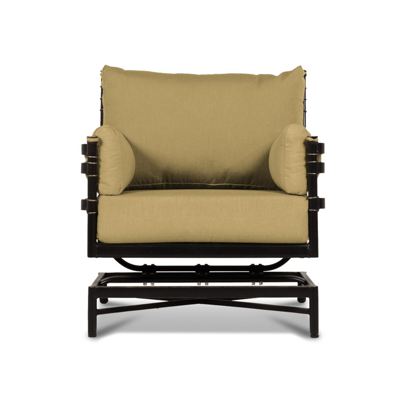 Lancaster Outdoor Ottoman, Canvas Henna Sunbrella® Canvas