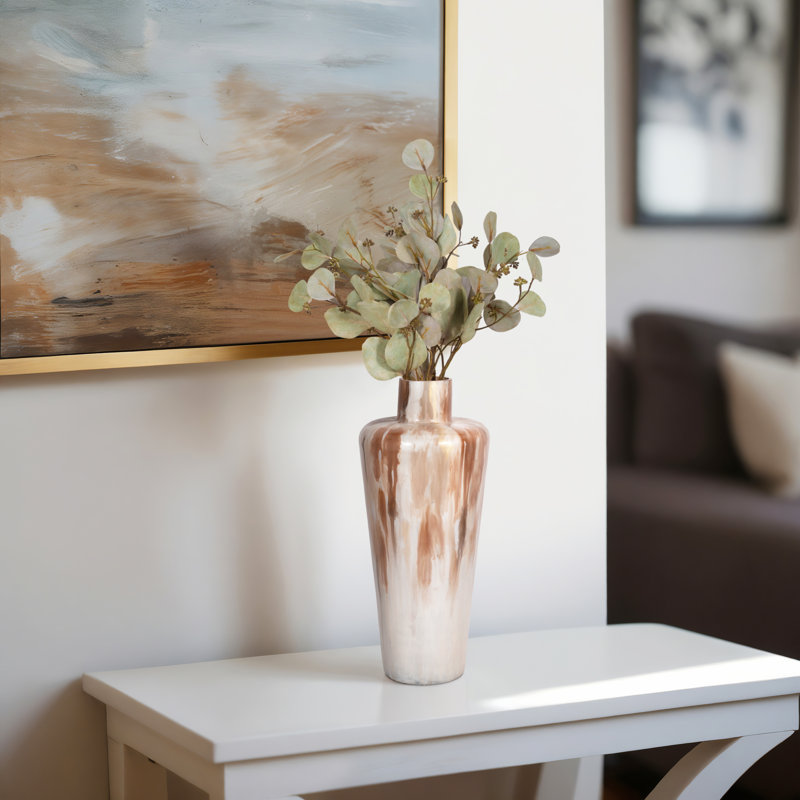 Vase Modern Glam, H 18 po x l 7 po x P 7 po