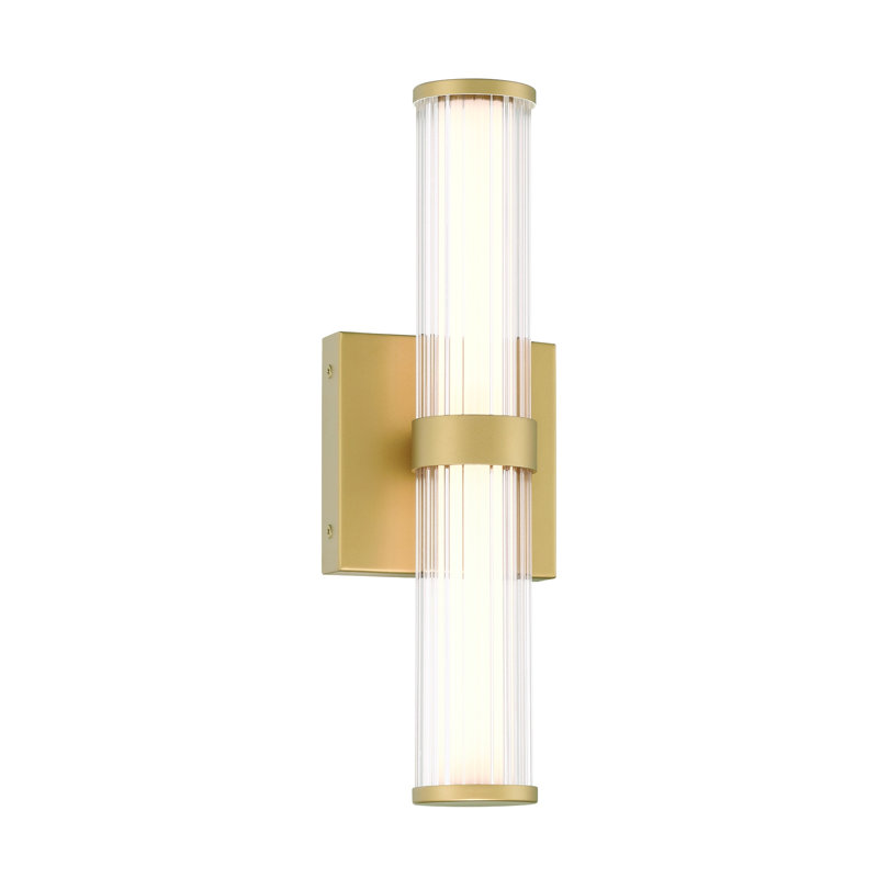 Fayton 14" LED Sconce, Gold