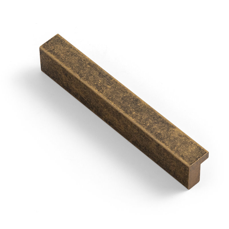 Poignée barre, Aspect usé intentionnel, 3"