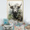 «Keileigh Asian Art Cow Sumi VI», reproduction