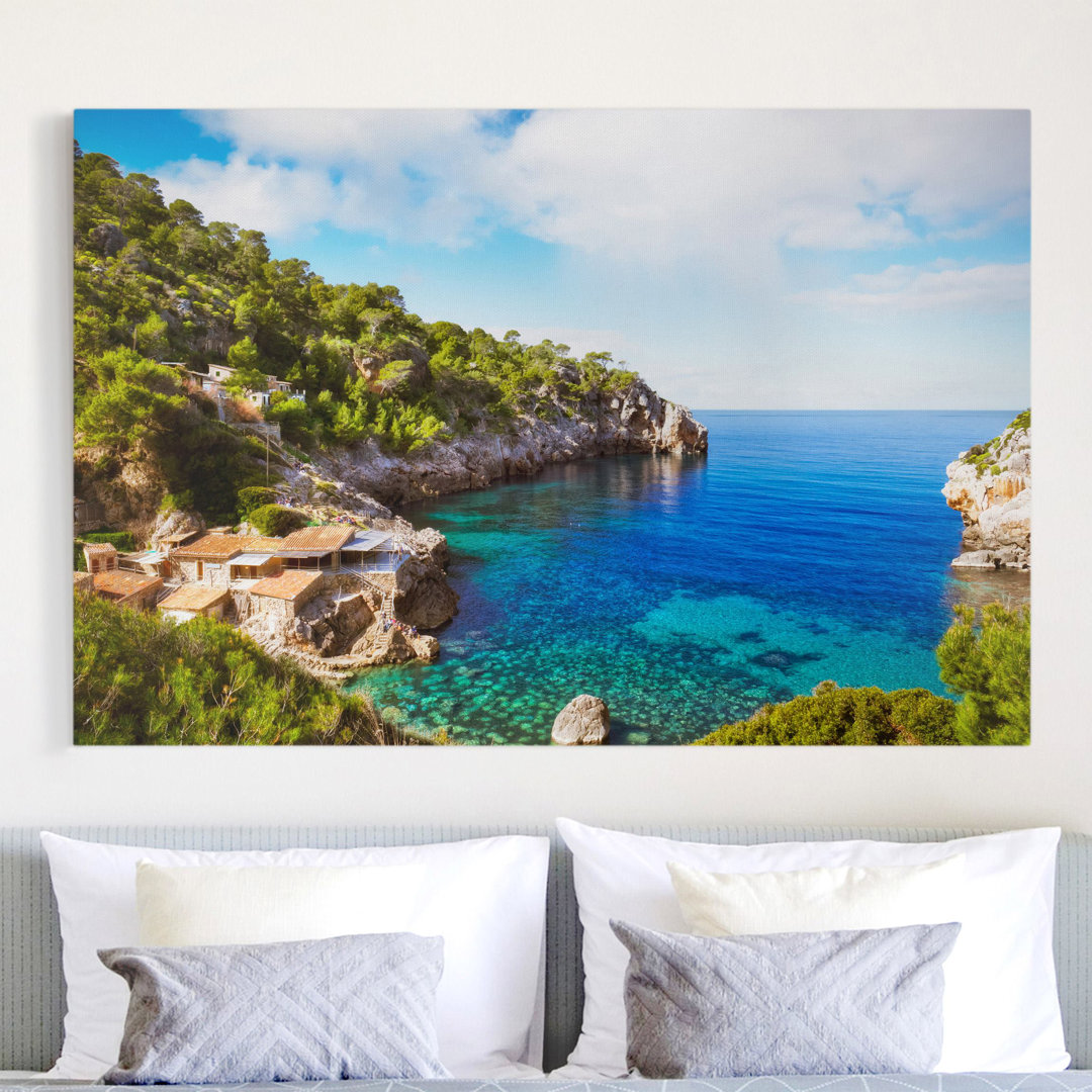 Leinwandbild - Cala De Deia In Mallorca