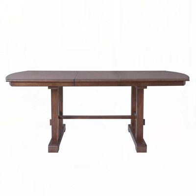 Farmhouse 60"-78" Extendable Dining Table Kitchen Table with Removable Leaf
