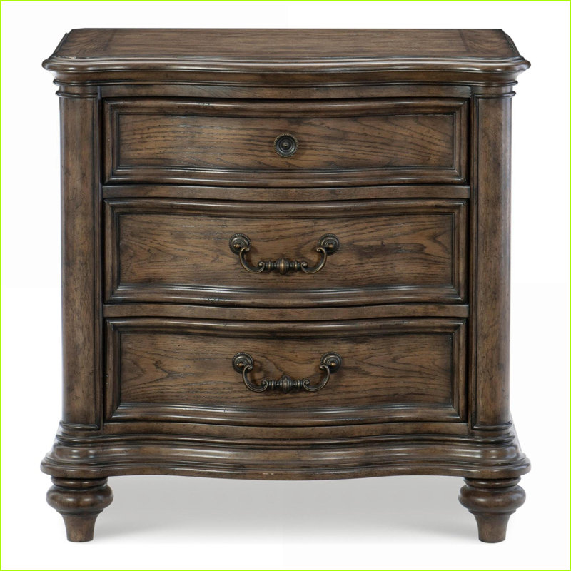 Table de chevet 3 tiroirs Traditional