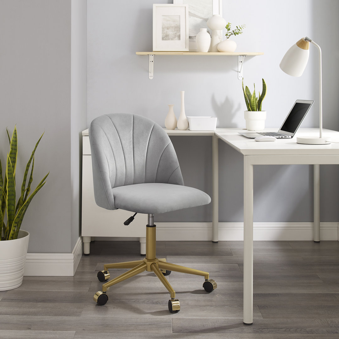 Ramonne Adjustable Height Upholstered Task Chair Etta Avenue™ Upholstery 