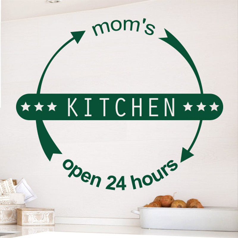 Wall Decal, Dark Green, Large