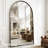 Oversized Arch Floor Mirror with Stand, Wall Mirror-34507446-38502323
