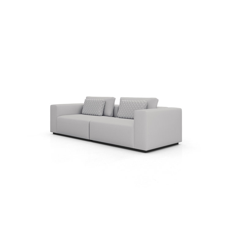 Ensemble de canapé modulaire Spruce 01 en tissu gris