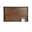 22 X 14 Inch Rectangular Brown Walnut Wood Breakfast Tray with Handles