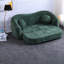 Canapés convertibles à compression, fauteuil inclinable en chenille 86 pouces