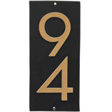 Floating 1-Line Wall Address Plaque