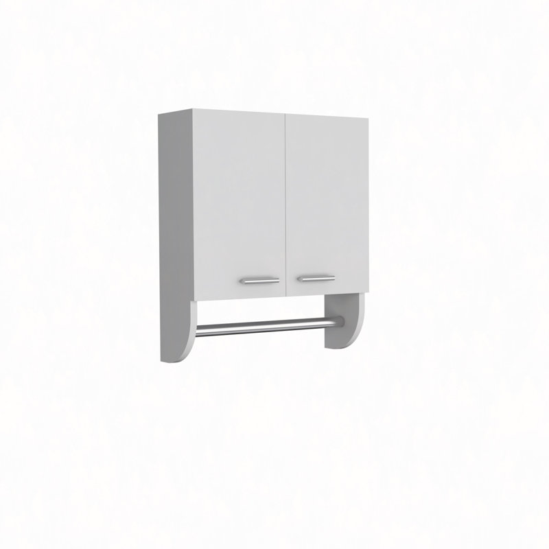 Armoire à pharmacie avec porte-serviettes 17,4 po de largeur Optim Optimize avec deux tablettes intérieures et porte-tour
