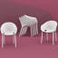 Chaise d'appoint empilable pour patio Farrah-1582597413