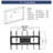Height Adjustable Universal Swivel Glass Floor Media Storage Stand