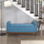 Banc de rangement rembourré et capitonné Mid-Century-128632609