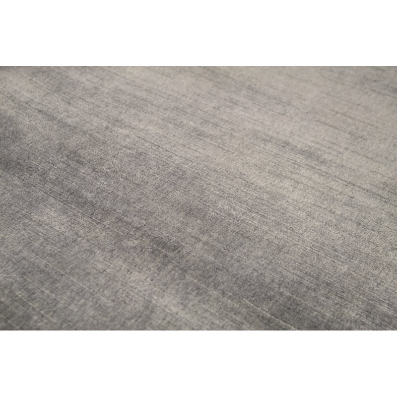 Tapis gris de haute qualité noué à la main