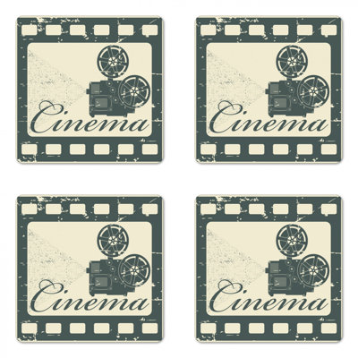 Square 4 Piece Coaster Set
