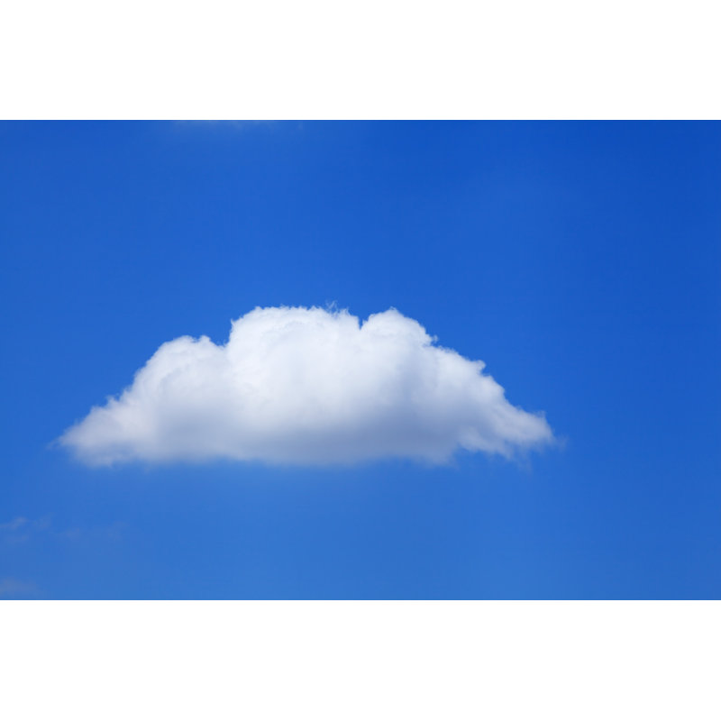 Single Cloud, 20cm H x 30cm W