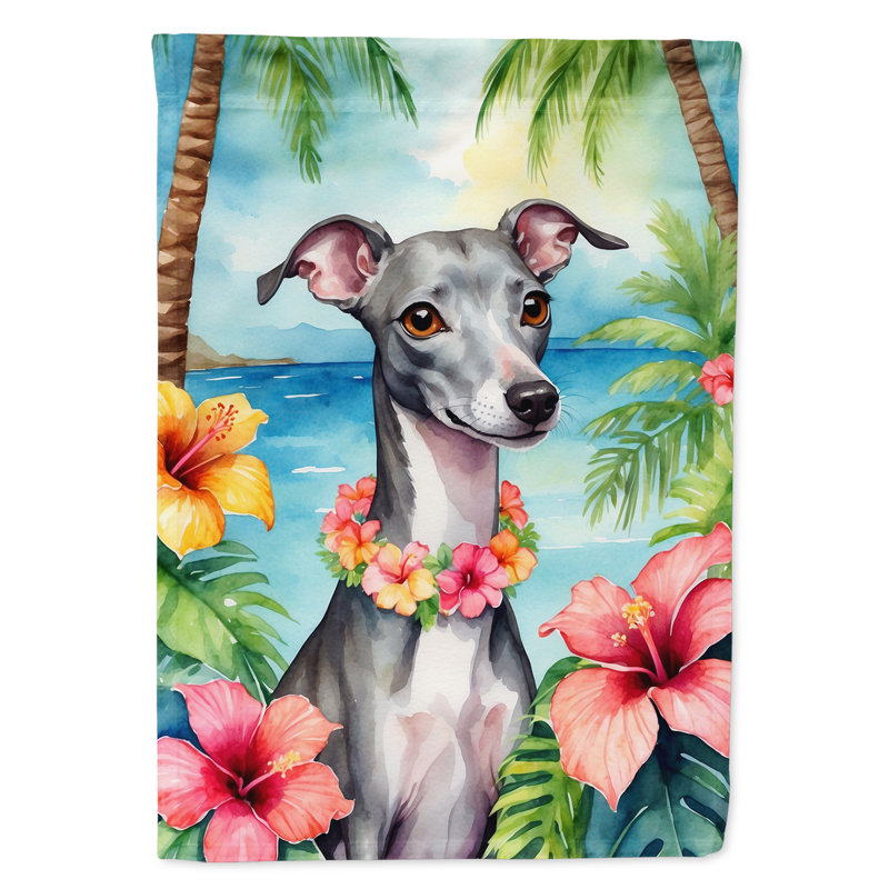 Drapeau de jardin en polyester double face H 15,5 po x l 11,25 po