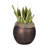 Pillar Holder Glass Aluminum Glam Style Elegant Decorative Taper Candle Holder with Sculptural Form and Textured Metallic Rim for Modern Versatile Accent Display-86732276