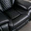 Fauteuil de cinéma inclinable moderne 40,6 po avec bouton d'alimentation et port USB (ensemble de 3)-1417685173
