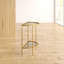 Glass Top End Table