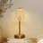 11.4'' Crystal Table Lamps Nightstand Bedside Lamp Dimmable With 3 Colour Lighting
