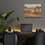 «Grazing At Sunset 2» par Ethan Harper, art mural en verre acrylique