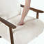 Chaise d'appoint moderne en velours côtelé, support à ressorts ensachés et fabrication en bois massif-1887583463