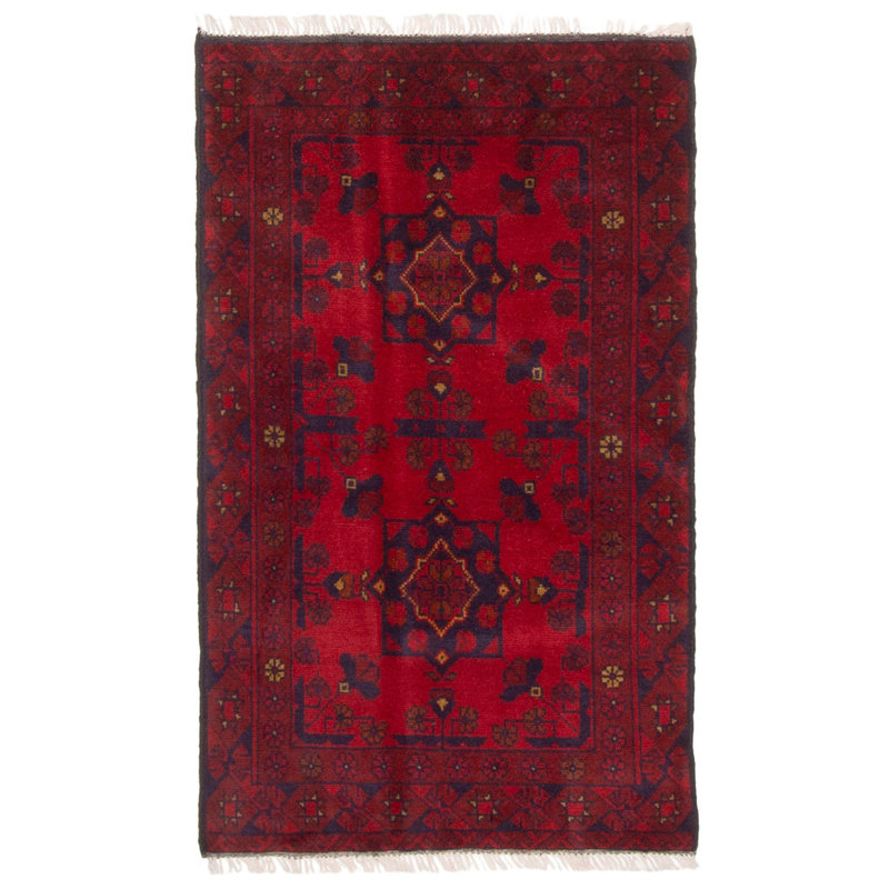 Tapis rouge Finest Khal Mohammadi 2 pi 6 po x 4 pi 1 po