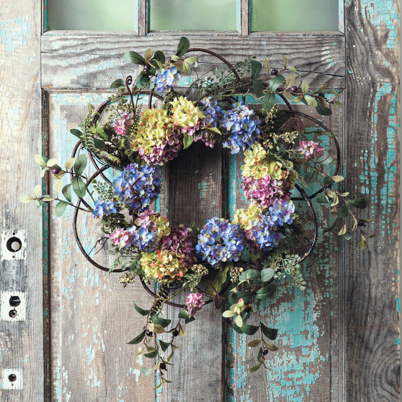 Couronne, H 22 po x l 22 po, Vert / Mauve