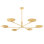 Johnson Chandelier in Aged Brass