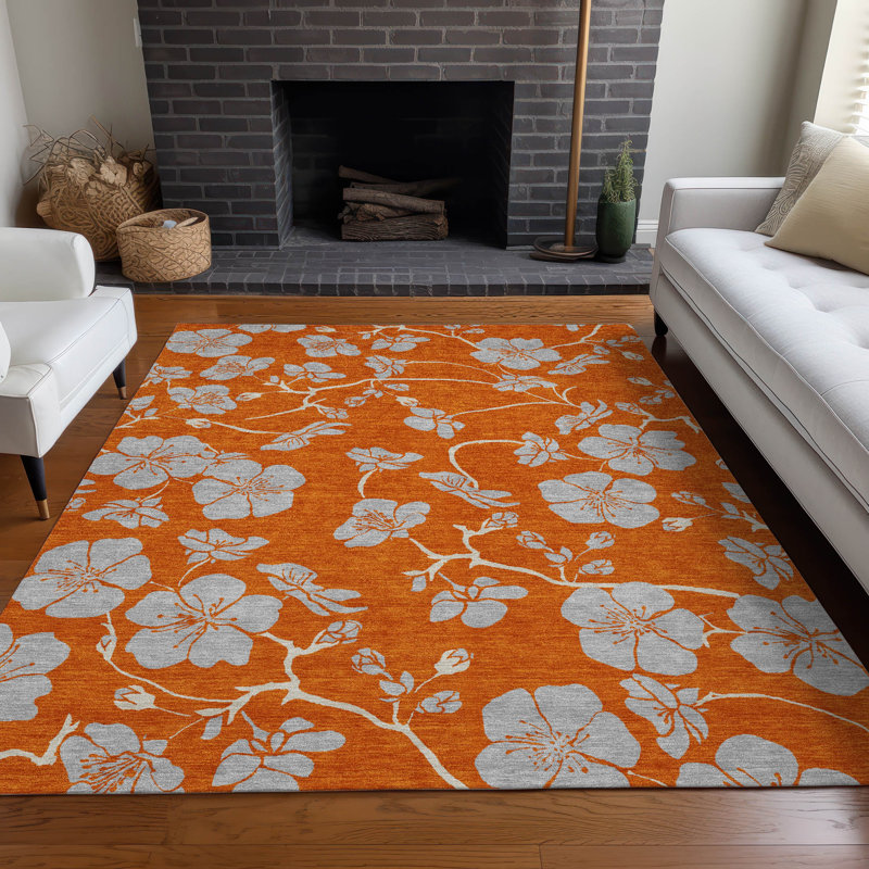 Machine Washable Indoor/Outdoor Chayden ACN1032 Rug, Rectangle 8' x 10'