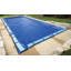 Bâche d'hiver rectangulaire Blue Wave Arctic Armor pour piscine creusée de 3,66 m x 6,10 m (12 pi x 20 pi), bâche de piscine robuste et solide, polyéthylène laminé 4,27 m x 4,27 m (14 pi x 14 pi), chevauchement de 1,52 m (5 pi), œillets métalliques, câble et treuil, garantie de 15 ans-9055573