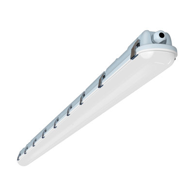 1 Pack 8FT LED Vapor Tight Light, 65/75/90W Vapor Light Fixture, 3 CCT Selectable led Shop Light