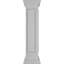 Poteau de poteau d'angle avec panneau, capitonnage et base (ensemble d'installation inclus)-89194907