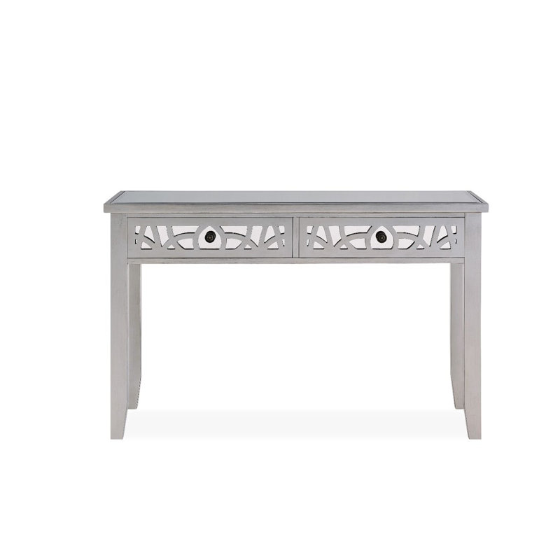 Christopher 120 cm W Glass Top Console Table