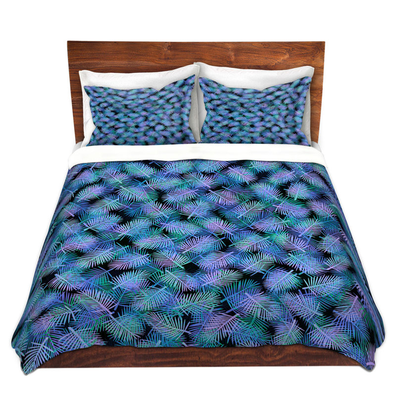 Ensemble de housse de couette en microfibre DiaNoche par Julia Di Sano - Tropical Palms 6