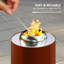 Cylinder Charcoal Smokeless Fire Pit-135511887