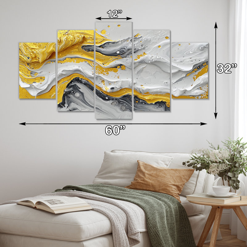 Damari - abstraite, décoration murale - art mural moderne