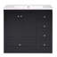 Armoire de meuble-lavabo autoportante de 36 po de style Shaker avec lavabo, 4 tiroirs à fermeture en douceur et 2 portes à fermeture en douceur