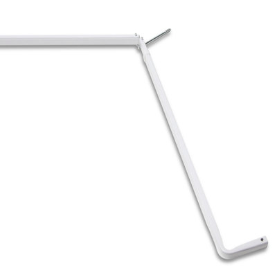 Bencomo Adjustable Bay Window Single Curtain Rod