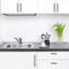 Paquet de 20 poignées d'armoire - Poignées de tiroir moletées - Quincaillerie de cuisine durable avec installation facile - Comprend les vis de fixation-115641388-115641389